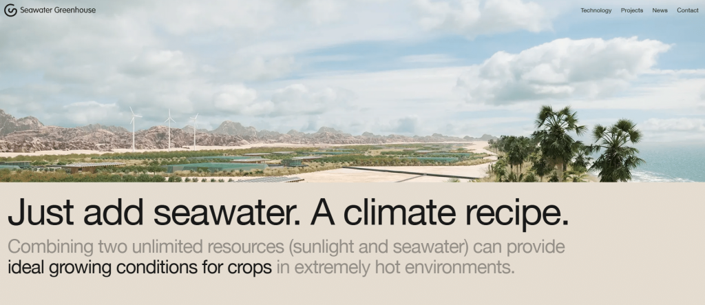 Seawater-Greenhouse